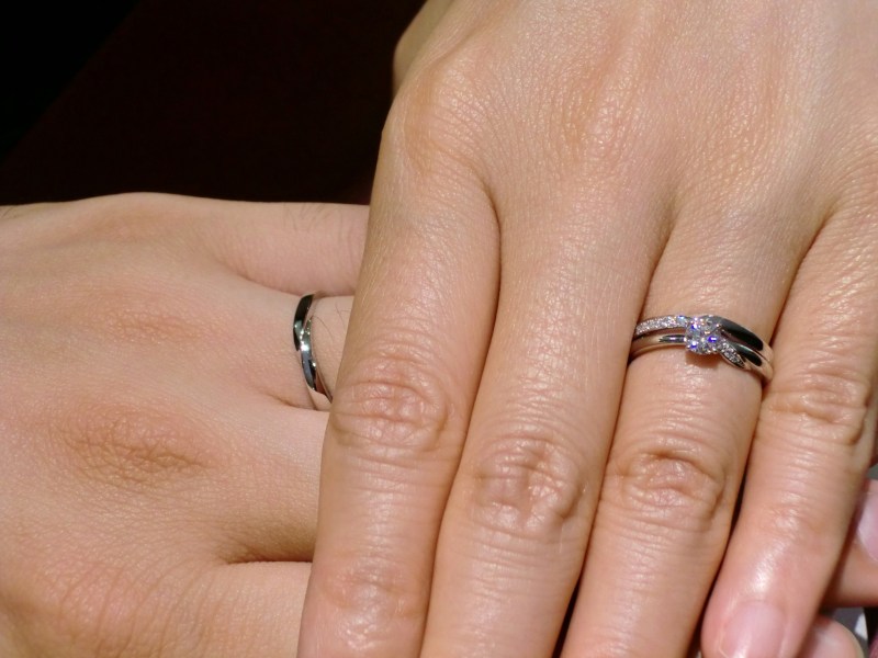 【本日限定お値下げ】俄　結婚指輪　婚約指輪　木洩日　せせらぎ